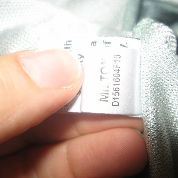 DVF Diane Von Furstenberg MILTON Draped Blurred Print Dress Grey - Picture 12 of 12